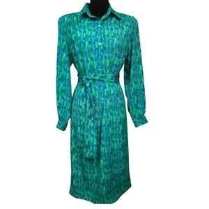 Vintage '70s/80s Shirt dress Sz 10